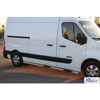Sidebars BB002 (2 stuks, RVS) Opel Movano 2010–2021 foto 4