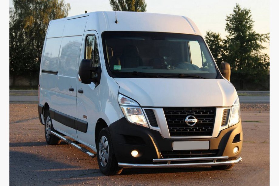 Renault Master 2011–2023 Voorbeschermbeugel ST016 (RVS) Image