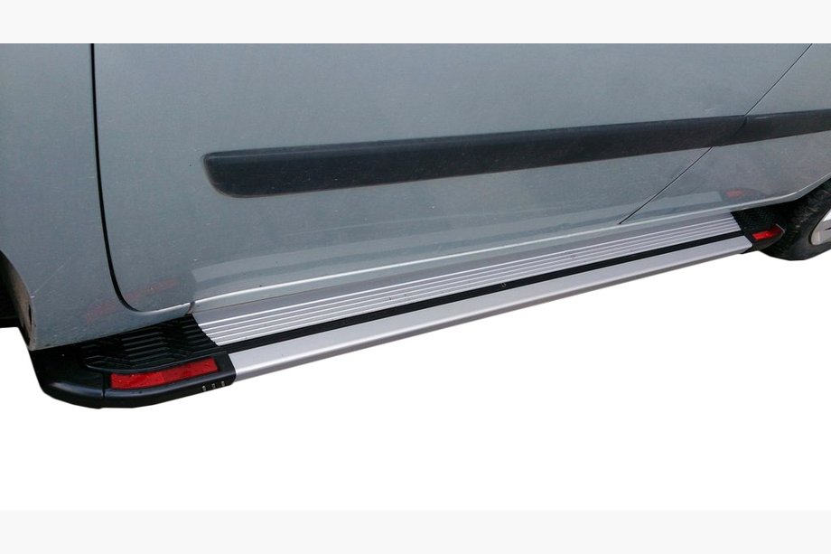 Renault Kangoo 2008–2020 Zijsteps Rainbow (2 stuks, aluminium) Image