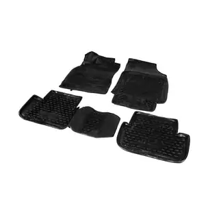 Rubberen vloermattenset voor interieur (4 stuks, Novline) Renault Fluence 2009–2016 foto 1