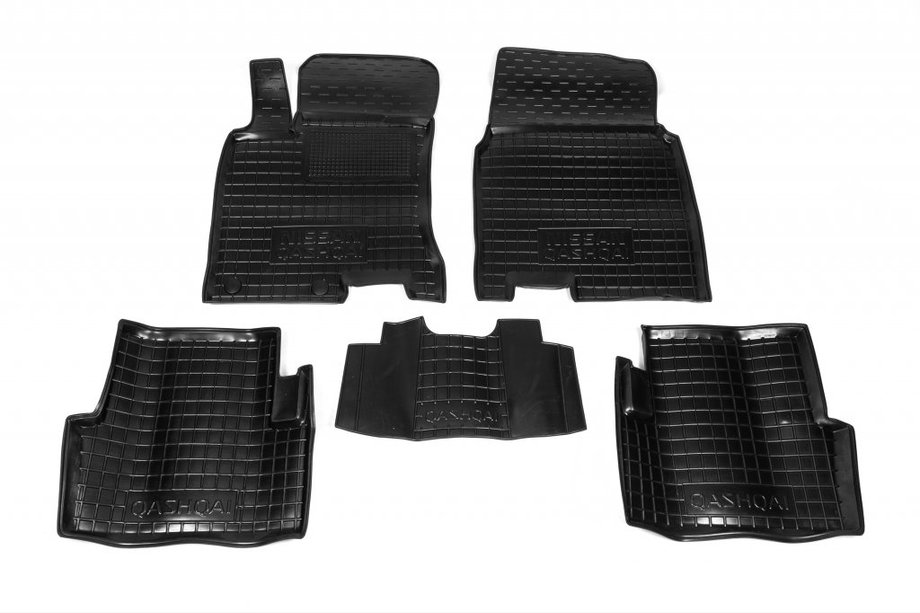 Nissan Qashqai 2007–2010 Rubberen automatten met opstaande rand (Autogumm) Image