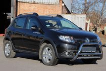 Dacia Sandero 2013–2020 Voorste bullbar WT006 (RVS) foto 6