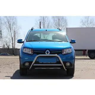 Voorste bullbar WT006 (RVS) foto 2