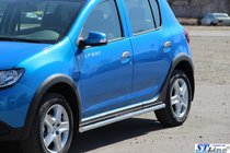 Renault Sandero 2013–2022 Sidebars BB001 (2 stuks, RVS) foto 3