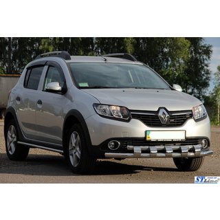 Voorste bullbar ST015 (RVS) foto 3