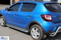 Dacia Sandero 2013–2020 Side steps KB001 (RVS) foto 3