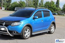 Dacia Sandero 2013–2020 Side steps KB001 (RVS) foto 4