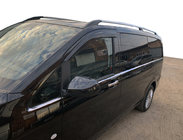 Mercedes Vito/V-klasse W447 2014– Onderste raamstrips over de volledige lengte (8 st., RVS) Carmos, L3, 1 schuifdeur foto 1