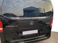 Mercedes Vito/V-klasse W447 2014– Sierlijst achterruit (kleine ruit) (RVS) Carmos - Turks staal foto 1