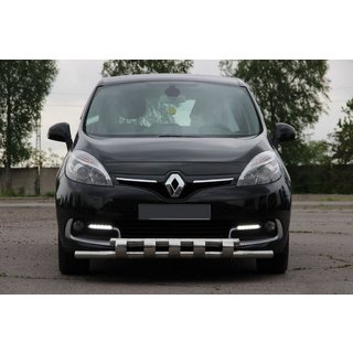 Voorste bullbar ST015 (RVS) Renault Scenic/Grand 2009–2016 foto 2