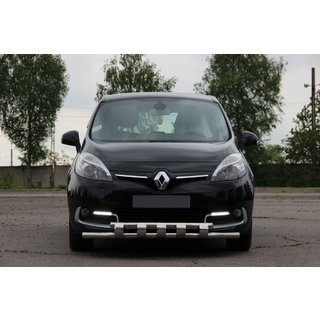 Voorste bullbar ST015 (RVS) Renault Scenic/Grand 2009–2016 foto 3