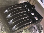 Ford Transit 2014– Deurgreep covers met zwarte strip (set van 4 stuks, ABS) foto 2