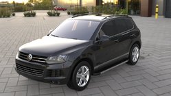 Volkswagen Touareg 2010–2018 Duru zijtreden (set van 2, aluminium) foto 3
