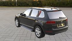 Volkswagen Touareg 2010–2018 Rainbow side steps (2 stuks, aluminium) foto 2