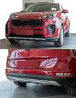 Kia Sportage 2015–2021 Voor- en achterlip 2015-2019 V2 (kunststof) foto 2
