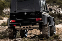 Mercedes G-klasse W463 1990–2018 Achterbumperbescherming (brandstoftank) foto 1