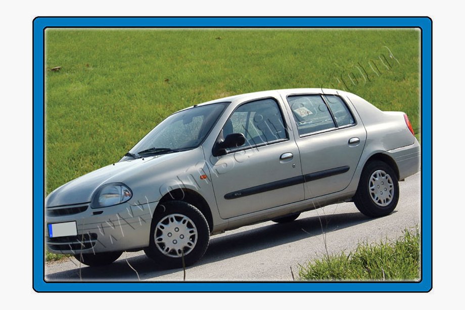 Renault Clio II 1998–2005 RVS deurgreep covers 2 stuks, OmsaLine - Italiaans roestvrij staal Foto 2