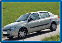 Renault Clio II 1998–2005 RVS deurgreep covers 4 stuks, OmsaLine - Italiaans roestvrij staal foto 2