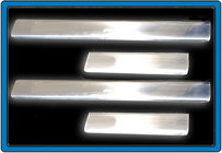 Seat Leon 2013–2020 OmsaLine instaplijsten (set van 4, RVS) foto 1