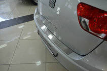Seat Altea 2004–2015 Natanika RVS achterbumperbeschermlijst (XL) foto 1