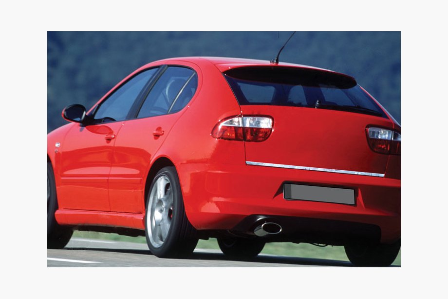 Seat Leon 2005–2012 Kofferbakrand (RVS) Image