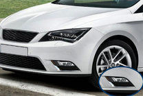 Seat Leon 2013–2020 RVS chroom sierlijsten voor mistlampen (set 2 stuks) foto 1