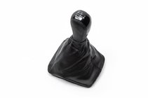 Skoda Octavia II A5 2010–2013 Pookknop en pookhoes (zwarte insert, 5-versnellingen) foto 1