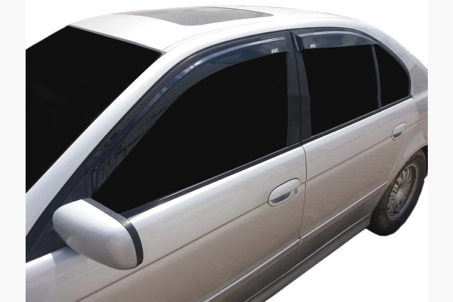 Skoda Octavia II A5 2006–2010 Raamdeflectoren LiftBack (2 stuks, Perflex) Image