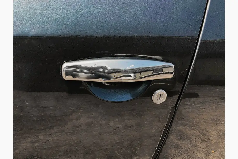 Nissan Terrano 2014– Deurgreep covers (set 4 stuks, RVS) Image