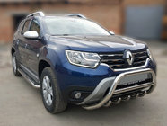 Renault Duster 2018–2024 Bullbar zonder opschrift WT003 (RVS) foto 1
