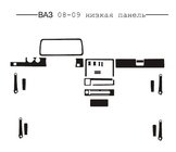 VAZ 2108-2109 1984–2011 Dashboardpanelen (lage dashboard) foto 1