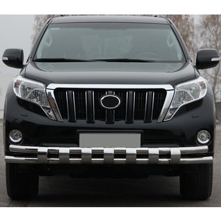Voorbeschermbeugel ST016-2 (RVS) Toyota Land Cruiser Prado 150 2009–2023 foto 1
