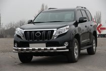 Toyota Land Cruiser Prado 150 2009–2023 Voorbeschermbeugel ST016-2 (RVS) foto 2