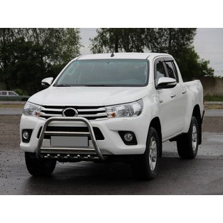 Voorste bullbar QT008 (RVS) Toyota Hilux 2015– foto 1