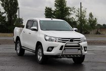 Toyota Hilux 2015– Voorste bullbar QT008 (RVS) foto 3