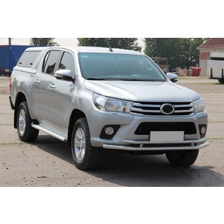 Frontbescherming ST018 (RVS) Toyota Hilux 2015– foto 2