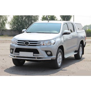 Frontbescherming ST018 (RVS) Toyota Hilux 2015– foto 4