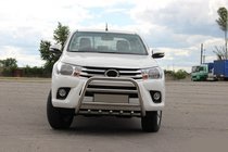 Toyota Hilux 2015– Frontbescherming WT010 (RVS) foto 3