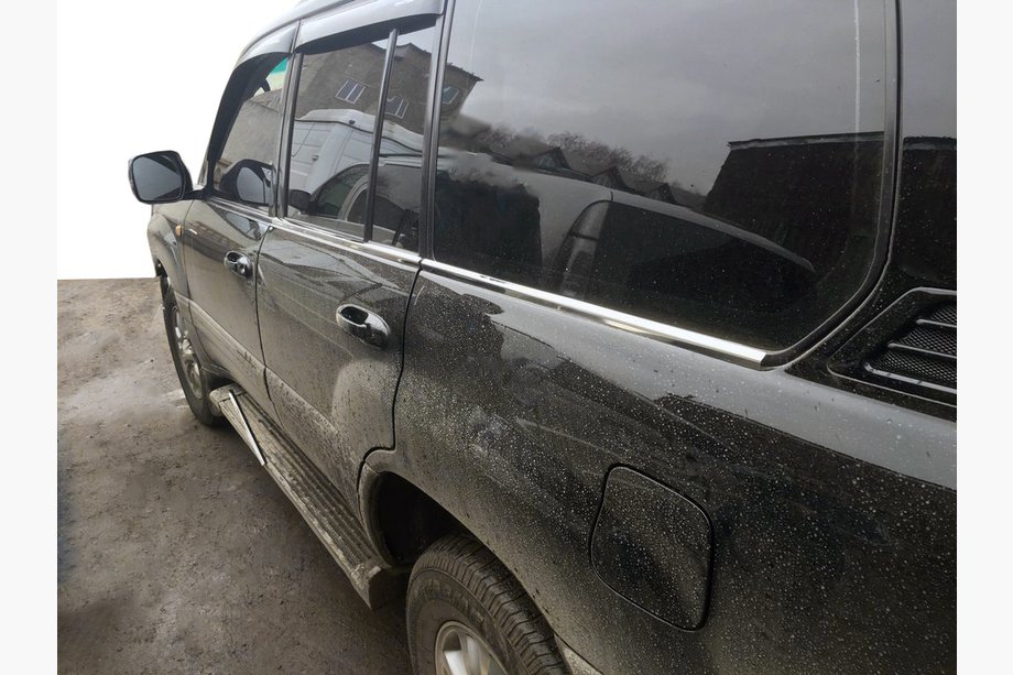 Lexus LX470 1998–2007 RVS raamomlijsting set (6 stuks) Image