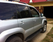 Toyota Land Cruiser Prado 120 2002–2009 Buitenste raamomlijsting (6 stuks, RVS) OmsaLine - Italiaans roestvrij staal foto 2