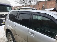 Toyota Land Cruiser Prado 120 2002–2009 Zwarte Turkse dakrails foto 10