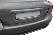 Toyota Avensis 2003–2009 Achterbumperbeschermer Nataniko (RVS) Sedan foto 1