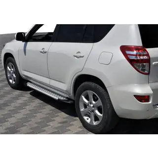 Side steps Allmond Grey (set van 2, aluminium)
