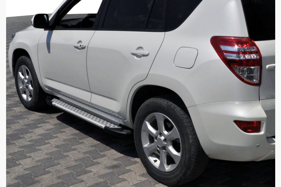Toyota Rav 4 2006–2013 Side steps Allmond Grey (set van 2, aluminium) Image