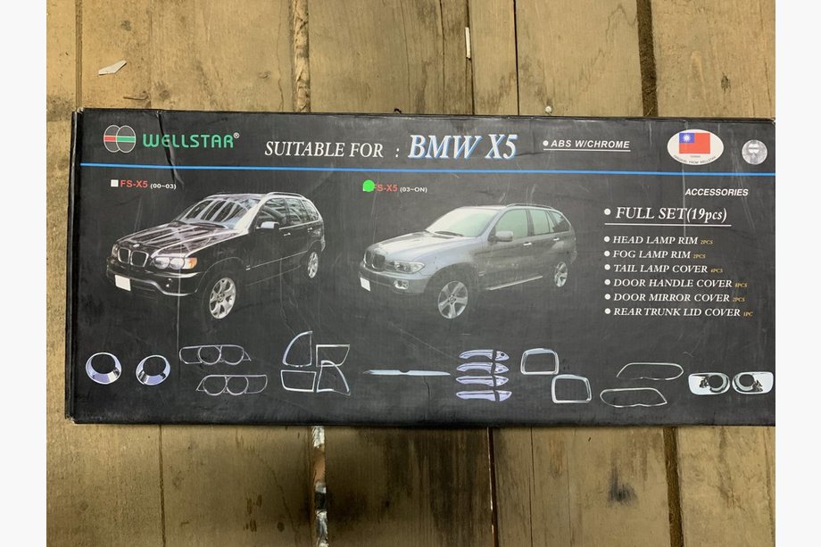 BMW X5 E53 1999–2006 ACTIE! Set chroomlijsten (2003-2006) Image
