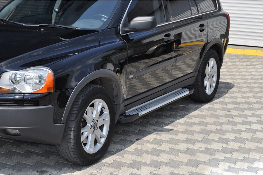 Volvo XC90 2002–2014 Side steps Allmond Grey (2 stuks, aluminium) Image