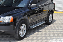 Volvo XC90 2002–2014 Side steps Allmond Grey (2 stuks, aluminium) foto 1