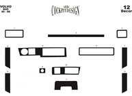 Volvo 940/960 1990–1997 Dashboard sierlijsten Aluminium foto 2