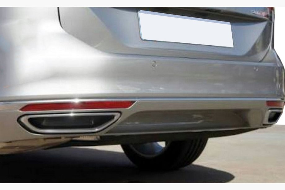 Volkswagen Passat B8 2015–2023 Sierstukken uitlaatimitatie SD/SW (2015-2018, 2 stuks, RVS) Foto 4