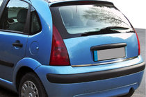 Citroen C-3 2002–2009 Sierlijst onderrand kofferklep (RVS) foto 1